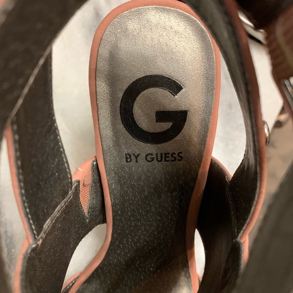 Ladies Cork Heels Dusty Rose / Light Pink Color - Picture 4 of 8